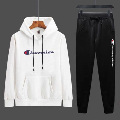 Champion long sleeves men outdoor sportswear suits hoodie sweatshirt jumpers sweaterpants tops with hat running sets
Champion long sleeves men outdoor sportswear suits hoodie sweatshirt jumpers sweaterpants tops with hat running sets