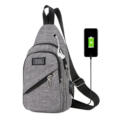 Tailored Mens Fashion Casual Outdoor Sports Chest Bag USB Charge Shoulder Messenger Bag
Tailored Mens Fashion Casual Outdoor Sports Chest Bag USB Charge Shoulder Messenger Bag