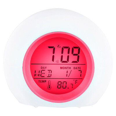 〖Follure〗7 Color LED Change Digital Glowing Alarm Clock Night Light for Bedroom Child HOT
〖Follure〗7 Color LED Change Digital Glowing Alarm Clock Night Light for Bedroom Child HOT