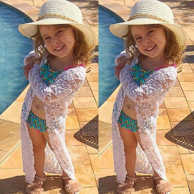 Floral Kids Baby Girls Lace Sunscreen Beach Dress Rashguard Clothes Bikini Cove Up Outerwear
Floral Kids Baby Girls Lace Sunscreen Beach Dress Rashguard Clothes Bikini Cove Up Outerwear