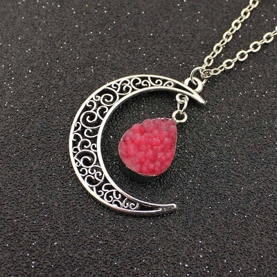 YanRong Necklace Vintage Natural Stone Crescent Pendant Sweater Chain Necklace Commemorative Gift
YanRong Necklace Vintage Natural Stone Crescent Pendant Sweater Chain Necklace Commemorative Gift