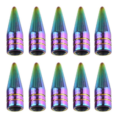 10Pcs Tire Valve Stem Cover Caps Aluminum Car Wheel Bullet Air Pressure Valve Cap Dust Cover for Automotive Motorcycles Bicycles T
10Pcs Tire Valve Stem Cover Caps Aluminum Car Wheel Bullet Air Pressure Valve Cap Dust Cover for Automotive Motorcycles Bicycles T