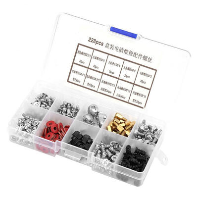 Greensen 228PCS Motherboard Hard Disk Screws For PC Assortment Kit DIY Repair Tool With Case
Greensen 228PCS Motherboard Hard Disk Screws For PC Assortment Kit DIY Repair Tool With Case