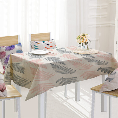 Toponeto Feather Table Cloth Linen Tablecloth For Kitchen Decorative Dining Table Cover 
Toponeto Feather Table Cloth Linen Tablecloth For Kitchen Decorative Dining Table Cover
