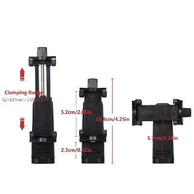 YUNTENG Universal Phone Clip Tripod Mount Adapter with 14inch Thread Compatible with Tripod Monopod Selfie Stick Table Stand
YUNTENG Universal Phone Clip Tripod Mount Adapter with 14inch Thread Compatible with Tripod Monopod Selfie Stick Table Stand
