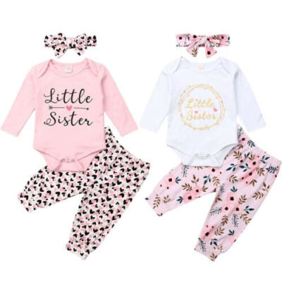 2019 Newborn Infant Baby Girl Outfits Clothes Romper Bodysuit Pants Legging Headband Set
2019 Newborn Infant Baby Girl Outfits Clothes Romper Bodysuit Pants Legging Headband Set