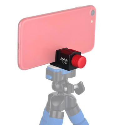 Andoer PC-100 Adjustable Metal Phone Holder Mini Cell Phone Clamp Tripod Adapter with 14 Inch Screw Hole for iPhone Samsung Huawe
Andoer PC-100 Adjustable Metal Phone Holder Mini Cell Phone Clamp Tripod Adapter with 14 Inch Screw Hole for iPhone Samsung Huawe