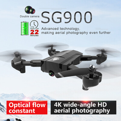 SG900 RC Drone with Camera 4K 22mins Flight Time RC Quadcopter Optical Flow Positioning Gesture Photo Video Image Follow Altitude
SG900 RC Drone with Camera 4K 22mins Flight Time RC Quadcopter Optical Flow Positioning Gesture Photo Video Image Follow Altitude