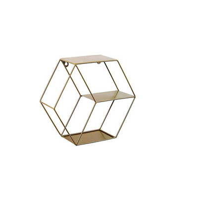 Toponeto Hexagonal Geometric Storage Frame Iron Grids Wall Shelf Storage Hanging Decor
Toponeto Hexagonal Geometric Storage Frame Iron Grids Wall Shelf Storage Hanging Decor
