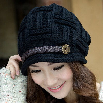 Woman Winter Bonnet Hat Female Knitted Crochet Casual Cap Beanies For Women Solid Color Hat
Woman Winter Bonnet Hat Female Knitted Crochet Casual Cap Beanies For Women Solid Color Hat