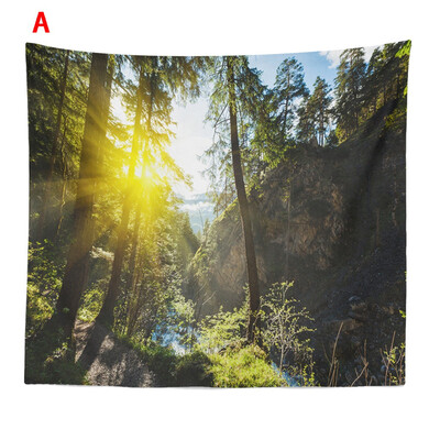 Toponeto Misty Forest Tapestry Wall Hanging Nature Landscape Tapestry Sunshine Through Tree Tapestries For Bedroom Living Room
Toponeto Misty Forest Tapestry Wall Hanging Nature Landscape Tapestry Sunshine Through Tree Tapestries For Bedroom Living Room