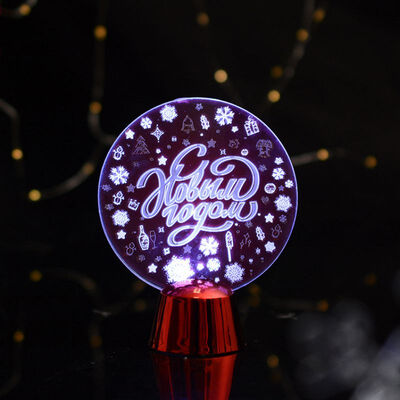 Christmas 3d Acrylic Light Decoration Colorful Led Decorative Lights New Year Christmas Tree Desktop Decorations Party Supplies
Christmas 3d Acrylic Light Decoration Colorful Led Decorative Lights New Year Christmas Tree Desktop Decorations Party Supplies