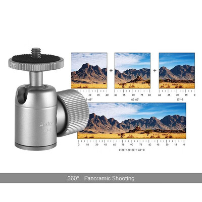 Andoer D-3 Mini Tripod Ball Head Aluminium Alloy Tripod Mount Ballhead with 14inch Srew 38inch Screw Hole 360° Rotating Panorama
Andoer D-3 Mini Tripod Ball Head Aluminium Alloy Tripod Mount Ballhead with 14inch Srew 38inch Screw Hole 360° Rotating Panorama