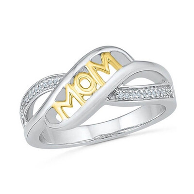 Love Mum 925 Sterling Silver Ring Two Tone 18k Gold MOM Character Diamond Jewelry Family Christmas Birthday Rings Size 6 - 10
Love Mum 925 Sterling Silver Ring Two Tone 18k Gold MOM Character Diamond Jewelry Family Christmas Birthday Rings Size 6 - 10