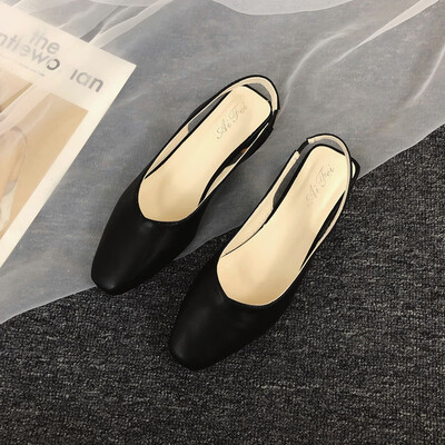 Xia&Han versions of Baitao Baotou sandals Lady ins Chao Fugu Fangtou thick-heeled fairy wind shoes
Xia&Han versions of Baitao Baotou sandals Lady ins Chao Fugu Fangtou thick-heeled fairy wind shoes