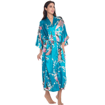 Toponeto New Women Plus Size Simulation Silk Print Gown Bath Robe Lingerie Sleepwear
Toponeto New Women Plus Size Simulation Silk Print Gown Bath Robe Lingerie Sleepwear