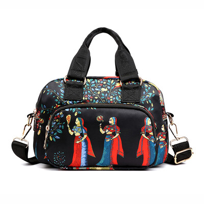 Canvas Slant Bag Handbag Fashion Womens Bag 100 Oxford Single Shoulder Bag Middle-aged Women
