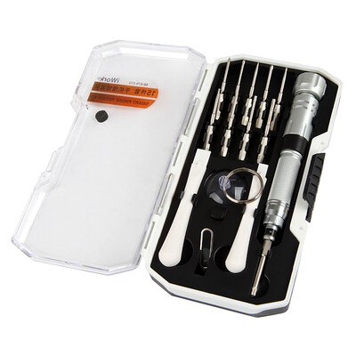 SANTO 15 piece set of professional-grade precision screwdriver set Apple mobile phone repair tool aluminum handle S2 batch head 88-670-212
SANTO 15 piece set of professional-grade precision screwdriver set Apple mobile phone repair tool aluminum handle S2 batch head 88-670-212
