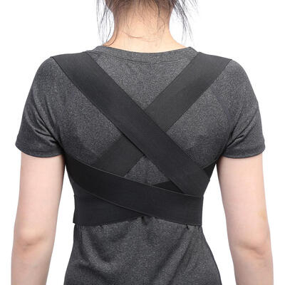 Greensen Black Women Men Back Lumbar Shoulder Corrector Poor Posture Correction Support Belt
Greensen Black Women Men Back Lumbar Shoulder Corrector Poor Posture Correction Support Belt
