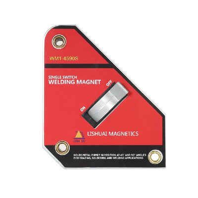 Strong Single Switch Neodymium Welding Magnet Holder OnOff Switch Magnetic Clamp 45°90° Small Size
Strong Single Switch Neodymium Welding Magnet Holder OnOff Switch Magnetic Clamp 45°90° Small Size