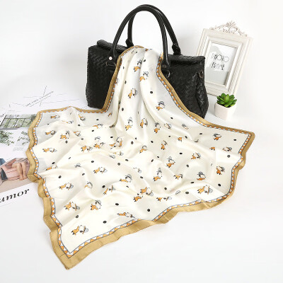 Korean version of autumn&winter wild scarf dual-use shawl womens bib wild fashion printing silk scarves sunscreen
Korean version of autumn&winter wild scarf dual-use shawl womens bib wild fashion printing silk scarves sunscreen