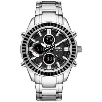 SMAEL 1430 Fashion Outdoor Waterproof Watch Multi-function Digital Male Sports Wristwatch
SMAEL 1430 Fashion Outdoor Waterproof Watch Multi-function Digital Male Sports Wristwatch