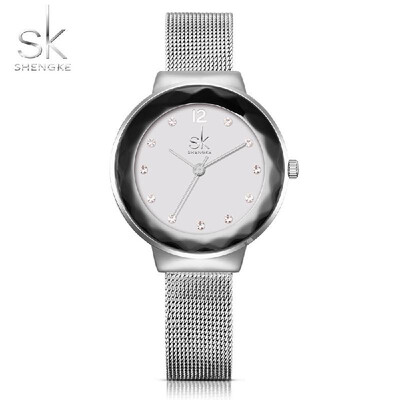 SK 2017 Luxury Diamond Mesh Stainless Steel Women Watches Quartz Water-Proof Ladies Casual Wristwatch Rose GoldSilver
SK 2017 Luxury Diamond Mesh Stainless Steel Women Watches Quartz Water-Proof Ladies Casual Wristwatch Rose GoldSilver