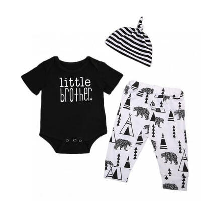 Cotton Newborn Infant Kids Baby Bodysuit Sunsuit Romper Jumpsuit Clothes Outfits