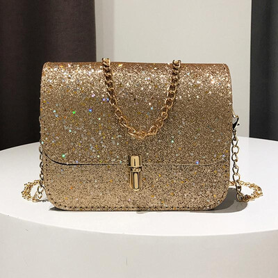 New Fashion Women Sequined Crossbody Bag PU Leather Chain Mini Messenger Shoulder Bag Glitter Handbag
New Fashion Women Sequined Crossbody Bag PU Leather Chain Mini Messenger Shoulder Bag Glitter Handbag