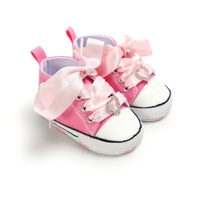 Baby Toddler Shoes Baby Satin Lace Cute Love First Toddler Shoes With pink Laces For 0-18M
Baby Toddler Shoes Baby Satin Lace Cute Love First Toddler Shoes With pink Laces For 0-18M