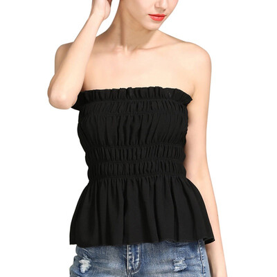 Women Sexy Solid Color Waist Strapless Stretch Off-Shoulder Tight Summer Slim Casual Simple Wild Tube Top
Women Sexy Solid Color Waist Strapless Stretch Off-Shoulder Tight Summer Slim Casual Simple Wild Tube Top