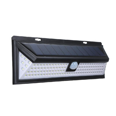 118 LEDs Solar Powered Wall Lamp PIR Motion Sensor Lights Outdoor IP65 Waterproof Adjustable 3 Lighting Modes Night Secure Lightin
118 LEDs Solar Powered Wall Lamp PIR Motion Sensor Lights Outdoor IP65 Waterproof Adjustable 3 Lighting Modes Night Secure Lightin