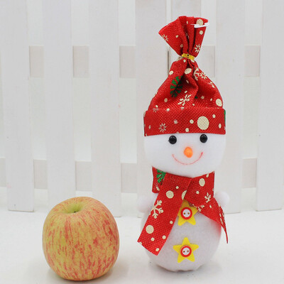 Siaonvr Christmas Decorations Xmas Snowman Apple Bag Christmas Eve Apple Box