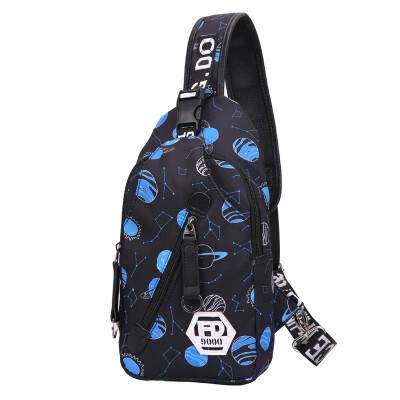 Chest bag travel bag mens casual messenger bag
