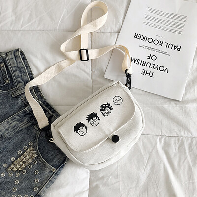 Fashion personality printing Messenger bag 2019 new casual simple wild shoulder bag female cartoon cute canvas bag
Fashion personality printing Messenger bag 2019 new casual simple wild shoulder bag female cartoon cute canvas bag