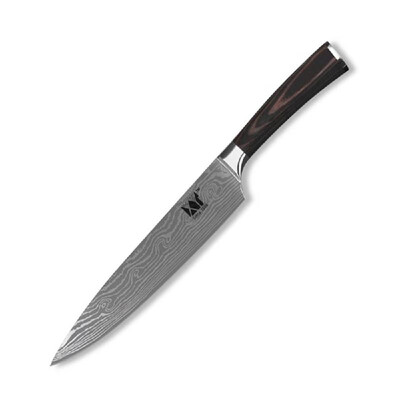 Stainless steel dark brown color wooden handle big wave Damascus peel universal 5 piece set kitchen cutter
Stainless steel dark brown color wooden handle big wave Damascus peel universal 5 piece set kitchen cutter