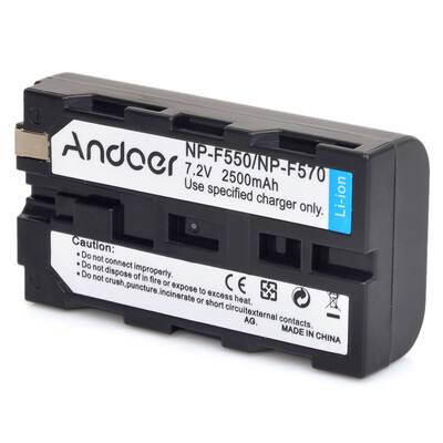 Andoer Rechargeable Replacement Camera Camcorder Li-ion Lithium Battery 2500mAh for Sony NP-F550 NPF570 NP-F330 NP-F530 NP-F730 NP
Andoer Rechargeable Replacement Camera Camcorder Li-ion Lithium Battery 2500mAh for Sony NP-F550 NPF570 NP-F330 NP-F530 NP-F730 NP