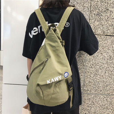 Ins style womens Korean high school Korean high school college students old sense personality double shoulder bag
Ins style womens Korean high school Korean high school college students old sense personality double shoulder bag