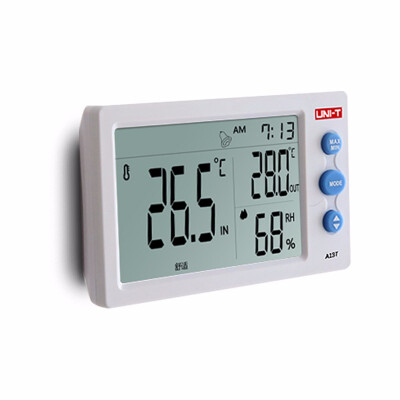 UNI-T A12T A13T Digital LCD Thermometer Hygrometer Temperature Humidity Meter Alarm Clock Weather Indoor Outdoor Instrument
UNI-T A12T A13T Digital LCD Thermometer Hygrometer Temperature Humidity Meter Alarm Clock Weather Indoor Outdoor Instrument