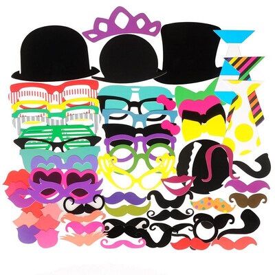 FUNNYBUNNY Photo Booth Props 62 Pieces DIY Kit for Weddings Photo Shoots&Special Events Party Favors Wedding Props
FUNNYBUNNY Photo Booth Props 62 Pieces DIY Kit for Weddings Photo Shoots&Special Events Party Favors Wedding Props