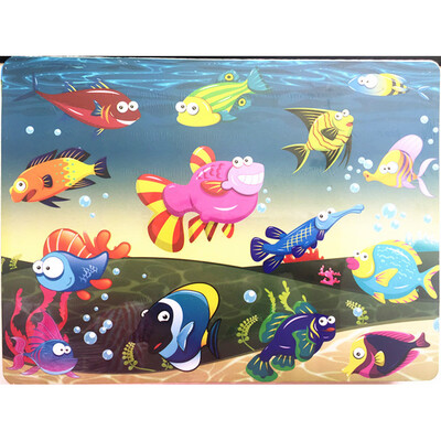 Tailored Wooden Animal Puzzle Jigsaw Blocks Kid Learing Educational Toy