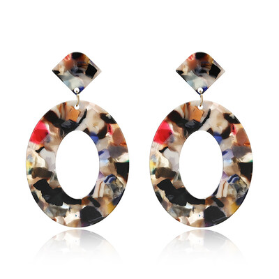 New Fashion Acrylic Resin Oval Dangle Earrings For Women Geometry Big Circle Tortoiseshell Drop Earrings Acetate Brincos Jewelry
New Fashion Acrylic Resin Oval Dangle Earrings For Women Geometry Big Circle Tortoiseshell Drop Earrings Acetate Brincos Jewelry