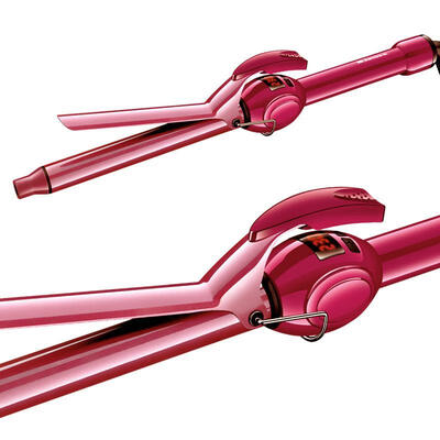 LCD Display Curling Iron Professional Hair Curler Rotation Curl Wand Stick Roller Ceramic Hairdressing Styling Tool