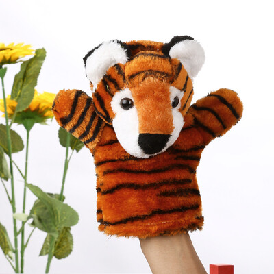 Siaonvr Cute Cartoon Animal Doll Kids Glove Hand Puppet Soft Plush Toys Story Telling A
