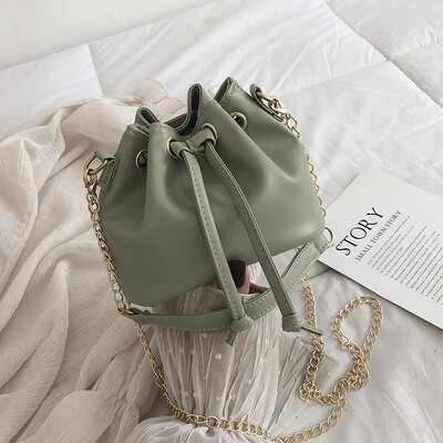 Fashion girl Messenger bag casual texture bucket bag female 2019 summer new Korean version of the wild chain shoulder bag
Fashion girl Messenger bag casual texture bucket bag female 2019 summer new Korean version of the wild chain shoulder bag
