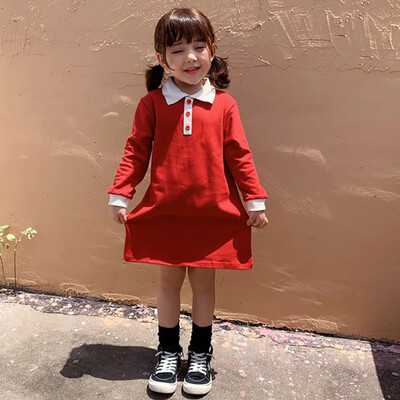 Baby Girls Dresses 1-7T New Autumn Lapel Princess Casual Solid Color Sweet Toddler Girl Clothes Long Sleeve Dress
Baby Girls Dresses 1-7T New Autumn Lapel Princess Casual Solid Color Sweet Toddler Girl Clothes Long Sleeve Dress