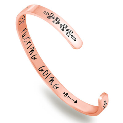 Keep Going Cuff Bracelet Inspirational Jewelry Stainless Steel Engraved Motivational Friend Encouragement Jewelry Gift
Keep Going Cuff Bracelet Inspirational Jewelry Stainless Steel Engraved Motivational Friend Encouragement Jewelry Gift