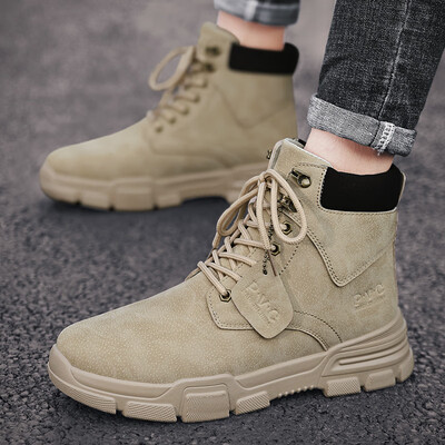 Joker high-top Martin boots trend retro British wind to help leather Martin shoes desert tooling tide boots mens boots
Joker high-top Martin boots trend retro British wind to help leather Martin shoes desert tooling tide boots mens boots