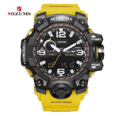 MIZUMS Men Fashion Sport Quartz Watch Electronic Digital LED Watches Multi-Functional Water-Resistant Wrist Watch
MIZUMS Men Fashion Sport Quartz Watch Electronic Digital LED Watches Multi-Functional Water-Resistant Wrist Watch