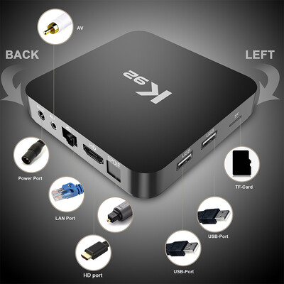 K92 Smart TV Box Android 81 S905X2 64 Bit 24G5G Dual-band WiFi UHD 4K VP9 H265 4GB DDR4 64GB EMMC
K92 Smart TV Box Android 81 S905X2 64 Bit 24G5G Dual-band WiFi UHD 4K VP9 H265 4GB DDR4 64GB EMMC